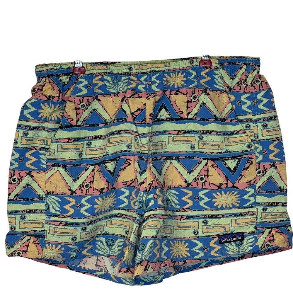 Patagonia Men's Baggies Shorts Salamander Abstract Pattern Summer Boho Medium
